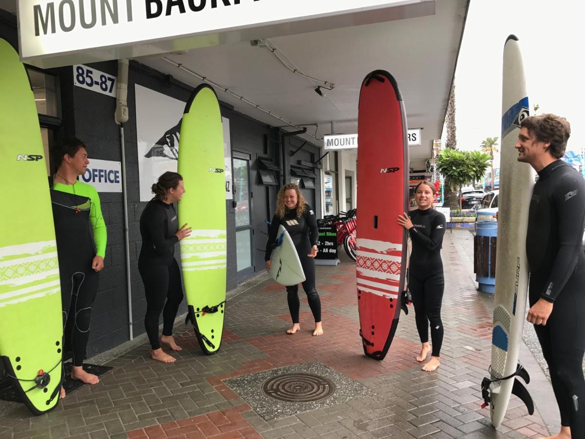 Mount Backpackers Vandrarhem Mount Maunganui Exteriör bild